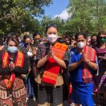 Ketua TP PKK Provinsi NTT Support Warga Desa Model Umatoos.