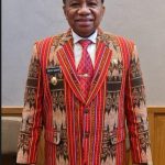 Jadi Narasumber Di Kemendagri Bupati Simon, kenakan Jas Adat “Tais Marobo”