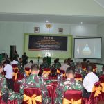 Komsos TNI Dengan Aparat Pemerintah Secara Virtual TA. 2021