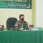 Danrem 161/WS Pimpin Sidang Parade Catar Akmil TA. 2021 Sub Panda NTT Korem 161/WS