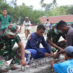 Program TMMD membangkitkan Budaya semangat Gotong Royong TNI dan Masyarakat Bangun Daerah