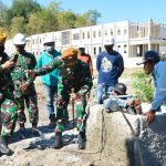 Kunker Danpussenarmed Kodiklat TNI AD Di Wilayah Korem 161/WS