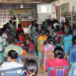 Satgas TMMD ke-111 Melakukan Sosialisasi Pencegahan Stunting Pada Anak.