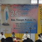 Rayakan 25 Tahun Imamat, Romo Yos: Tuhanlah Yang Menyanggupkan Saya Hingga Bisa Berdiri Di Titik Ini