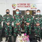 DANREM 161/WS Terima Kunjungan Dekan Fakultas Vokasi Unhan RI