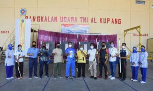 Kajasrem 161/WS Mengikuti Sosialisasi Olahraga Panahan di Lanudal Kupang
