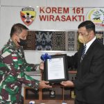 Danrem 161/WS Mendapat Apresiasi Perdana Dari Menteri Timor Leste 