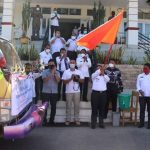 Launching Program Bantuan Beras PPKM, Bupati Simon Minta Dinas Teknis Mengawas Memonitoring Secara Jelas 