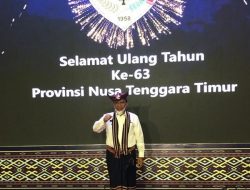 Hadiri HUT NTT Ke-63, Bupati Simon: Ada Perasaan Gembira Bercampur Sedih