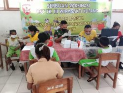 Rumah Sakit Tentara (RST) Tk III Wira Sakti Layani Vaksinasi Setiap Hari