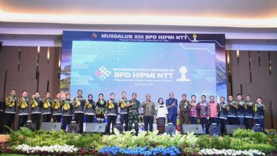 Kasrem 161/WS Menghadiri Kegiatan Musdalub XIII dan Pelantikan Pengurus Baru BPD HIPMI NTT Periode 2022-2025