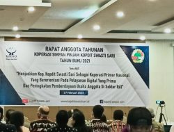 Koperasi Swasti Sari Melakukan Rapat Anggota Tahunan Tahun Buku 2021