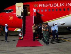 Pangdam IX/Udayana Sambut Kedatangan Presiden RI di Bandara El Tari Kupang.