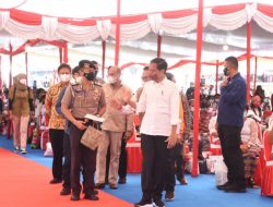 Pangdam IX/Udayana Dampingi RI 1 Tinjau Program Percepatan Penurunan Stunting di Kabupaten TTS.