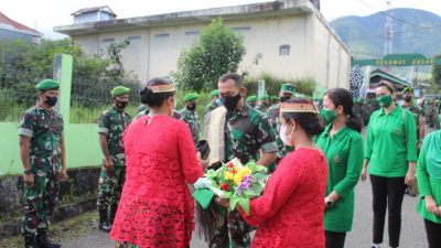 Kunker  Ke Flores, Danrem 161/WS Beri Motivasi Kepada Anggota Kodim 1612/Manggarai.