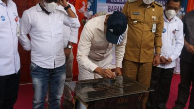 Kunker Ke Kabupaten Ende, Gubernur VBL Resmikan Kantor Fungsional Bank NTT Di Moni