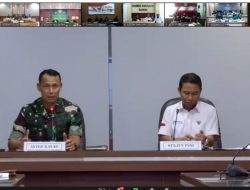 Kasiter Korem 161/WS Mengikuti Vicon Rakor Pelaksanaan Liga Santri Tingkat Nasional Tahun 2022