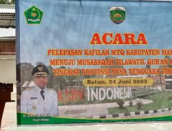 Bupati Simon Nahak Lepas Peserta MTQ Kabupaten Malaka
