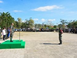 Apel Gelar Pasukan Pam VVIP Kunker RI, Danrem 161/WS Bacakan Amanat Pangdam IX/Udy