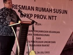 Resmikan Rusunawa BPKP Provinsi NTT, Ini Pesan Kepala BPK RI