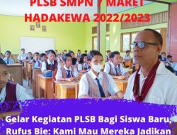 Gelar Kegiatan PLSB Bagi Siswa Baru, Rufus Bie: Kami Mau Mereka Jadikan Sekolah Ini Rumah Kedua