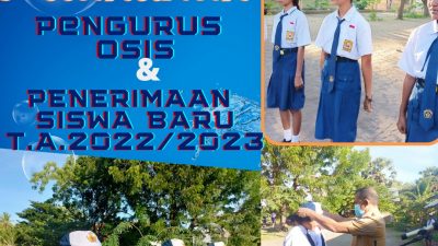 Gelar Apel Pelantikan Osis Dan Pengukuhan Siswa Baru, Ini Pesan Kepsek Frans Kaona!