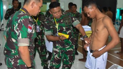 1.810 Peserta Cata PK TNI AD Gel II TA. 2022 Mengikuti Sidang Parade Sub Panda Korem 161/WS