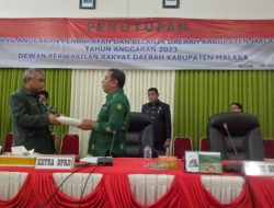 Pemda Malaka Terima RAPBD Tahun 2023