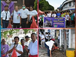 Melepas Peserta Jalan Sehat Dan Peduli Sampah, George Hadjoh : Gereja GMIT Yang Ada di Kota Kupang Harus Bergerak Serentak Terlibat Dalam Kebersihan