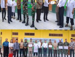 Bupati Simon Nahak Serahkan Hewan Kurban ke Takmir Masjid Al Qadr Betun