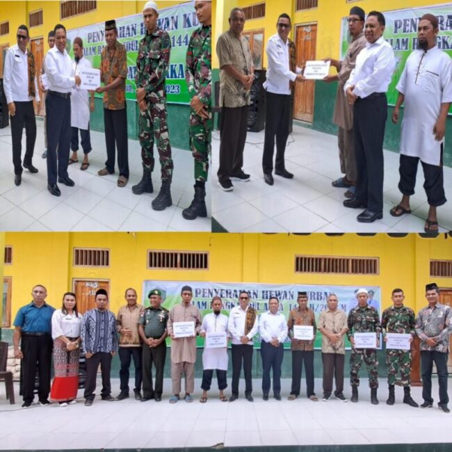 FOTO BUPATI MALAKA HEWAN KURBAN