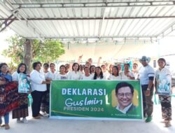 Kelompok Tari Padoa Kelurahan Air Nona Kota Kupang Dukung Gus Imin Maju Pilpres 2024