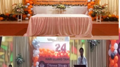 Ulang Tahun Darma Wanita Ke 24, Ketua TP PKK Malaka Mengajak Ibu Darma Wanita Berbuat Sesuatu Yang Lebih Nyata