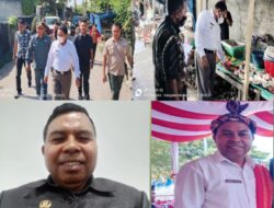 Menjaga Stabilisasi Harga dan Pasokan Sembako Jelang Tahun Baru, Bupati Simon Sidak ke Pasar Beiabuk