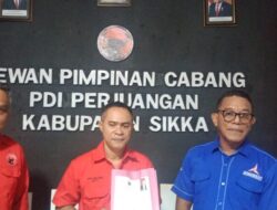 Martin Wodon Resmi Mendaftar Sebagai Bakal Calon Wakil Bupati Sikka Melalui Pintu PDIP