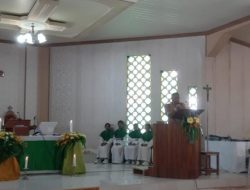 Misa Hari Minggu Biasa ke XII Bersama Umat, Bupati Simon Nahak Dorong Program 3K di Kobalima