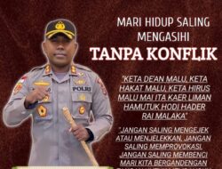 Kapolres Malaka Tegaskan: Jaga Persatuan, Bertarung secara Bijak