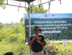 Kadis LHK NTT, Ondy Christian Ajak Setiap Kabupaten Lakukan Gerakan untuk Wujudkan NTT yang Hijau dan Sejuk