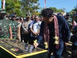 Momen Bersejarah di Kupang: Founder AFC dan Danrem 161/Wira Sakti Resmikan Proyek Air Bersih melalui Pengguntingan Pita dan Penandatanganan Prasasti
