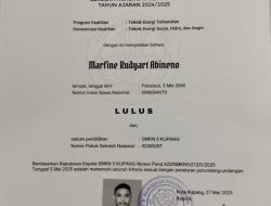 Publik Pertanyakan Keabsahan Ijazah yang Ditandatangani Plt Kepala Sekolah SMKN 5 Kupang