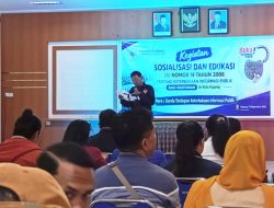 Pers Garda Terdepan Keterbukaan Informasi Publik, Komisi Informasi NTT Edukasi Wartawan Se-Kota Kupang