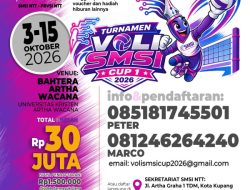 SMSI Cup I 2026 Dimulai! Saatnya Klub Voli Putra NTT Buktikan Kualitas dan Rebut Rp30 Juta