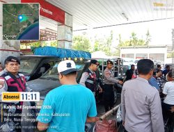 Hindari Keributan Saat Antre BBM, Kasat Samapta Agustinus Sabon Gerak Cepat Amankan Pengisian di SPBU Webriamata